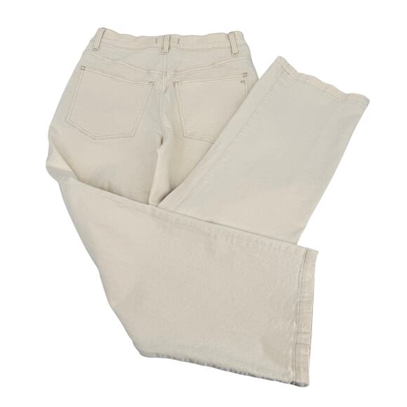 Madewell The‎ Perfect Vintage Wide Leg Jeans White Size 30 - Picture 10 of 11